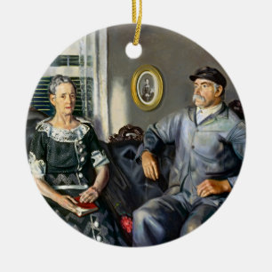 Mr och Phillip Wase av George Wesley Bellows Julgransprydnad Keramik