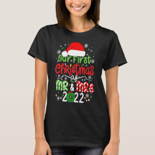 Mr och Santa Couple Maka Make Matching Ugly T Shirt