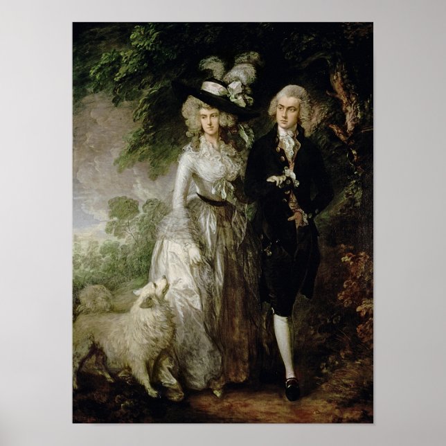 Mr och William Hallett, c.1785 Poster (Framsidan)