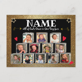 Mr One-derful Birthday Inbjudan Vykort