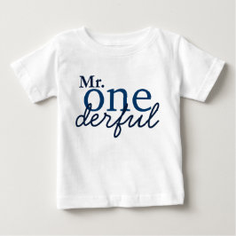 Mr Onederful Baby T-shirt