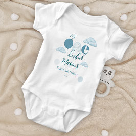 Mr Onederful Blue Cloud Boho First Birthday T Shirt