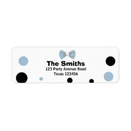 Mr Onederful Returetiketters Boy Blue Returadress Etikett