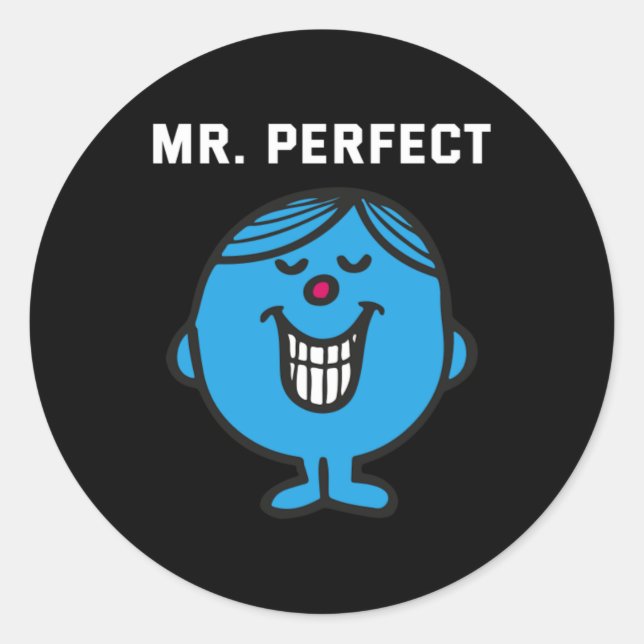 Mr Perfect Runt Klistermärke (Framsida)