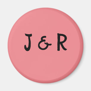 Mr. personlig rosa bröllop magnet