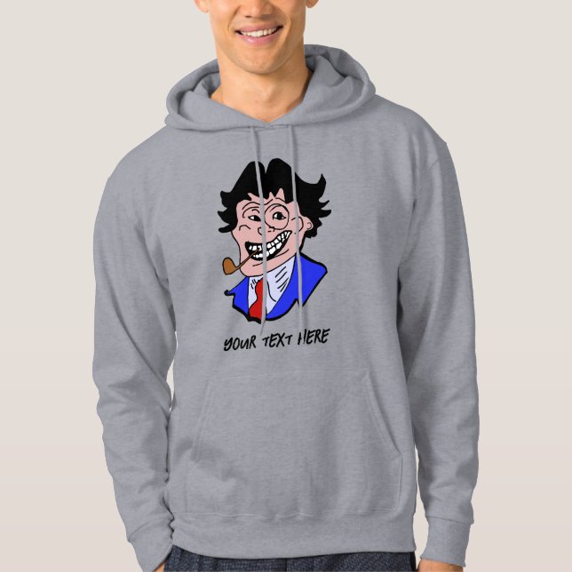 Mr personlighet hoodie (Framsida)