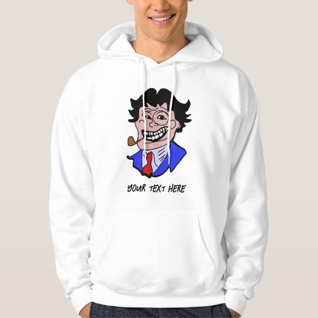Mr personlighet hoodie (Framsida)