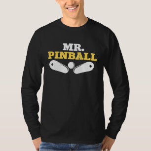 Mr Pinball spelautomat gamer partner ser män T Shirt