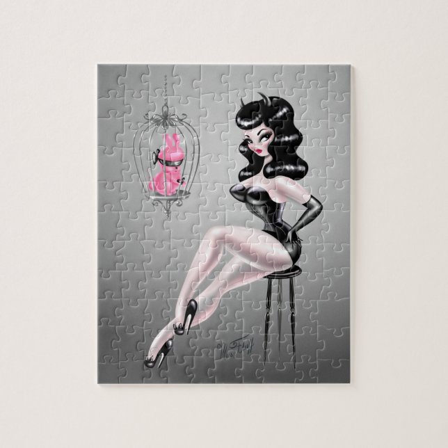 Mr Pinkys straff Pussel (Vertikal)