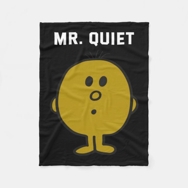 Mr Quiet Design Fleecefilt (Framsidan)