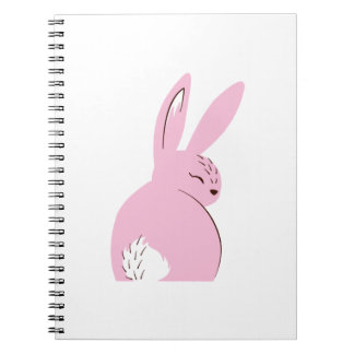 Mr Rabbit Journal - Vacker i Rosa! Anteckningsbok