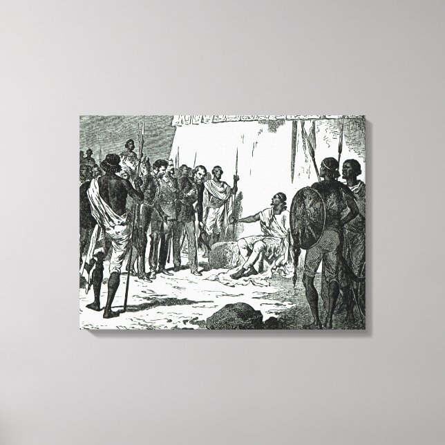 Mr Rassams intervju med Kung Theodore Canvastryck (Framsida)