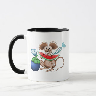 Mr. Rat enjoying his meal in the garbage restauran Mugg