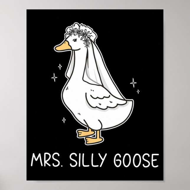 Mr. Silly Goose Och Mrs. Silly Goose Par Matchi Poster (Framsidan)