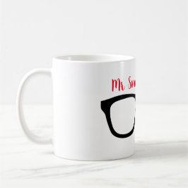 Mr Smarty Byxor - Red Print - Kaffemugg