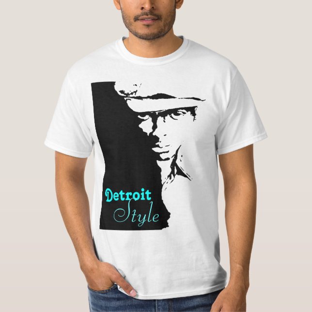 Mr.Smooth33 Detroit, stil T-shirt (Framsida)