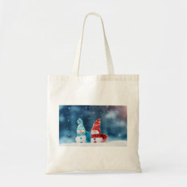 Mr. & Snögubbe Tote Bag Tygkasse