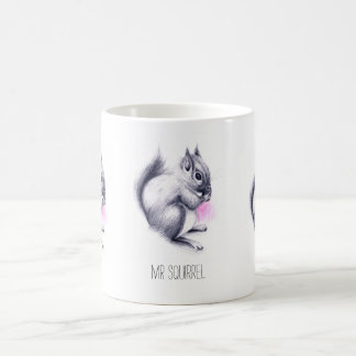 Mr Squirrel| Anpassat namn Kaffemugg