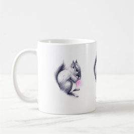 Mr Squirrel| Anpassat namn Kaffemugg