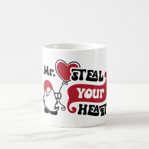 Mr. Steal Your Heart - Alla hjärtans dag Kaffemugg