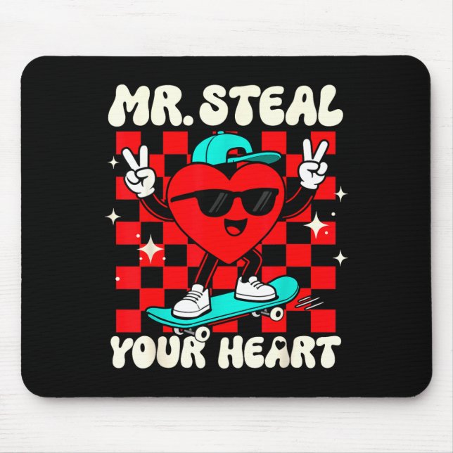 Mr Steal Your Heart For Boys Toddlers Valentine's  Musmatta (Framsidan)