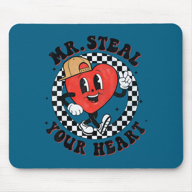 Mr Steal Your Heart For Boys Toddlers Valentine's  Musmatta (Framsidan)