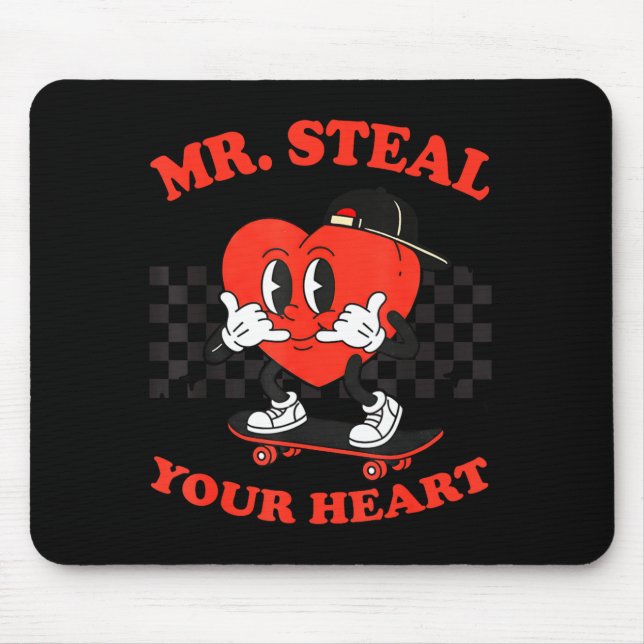 Mr Steal Your Heart For Boys Toddlers Valentine's  Musmatta (Framsidan)