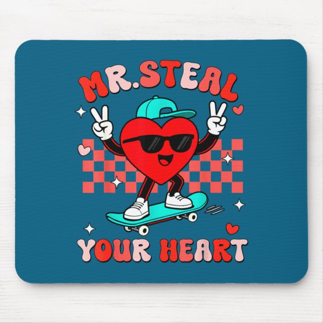 Mr Steal Your Heart For Boys Toddlers Valentine's  Musmatta (Framsidan)