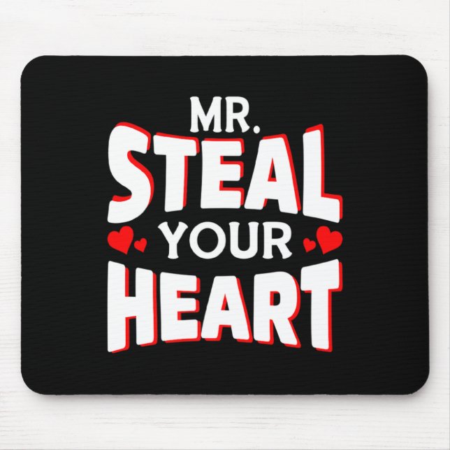 Mr Steal Your Heart For Boys Toddlers Valentines  Musmatta (Framsidan)