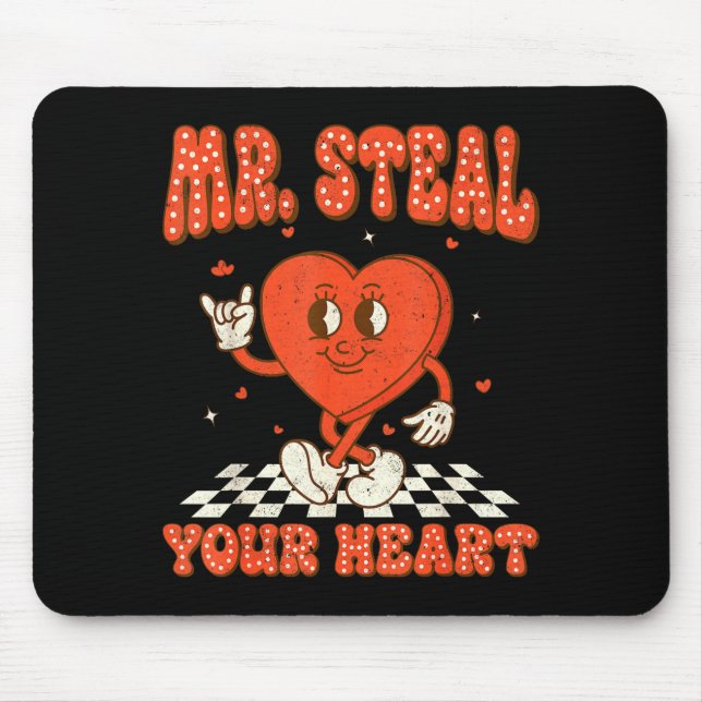 Mr Steal Your Heart For Boys Toddlers Valentine's  Musmatta (Framsidan)