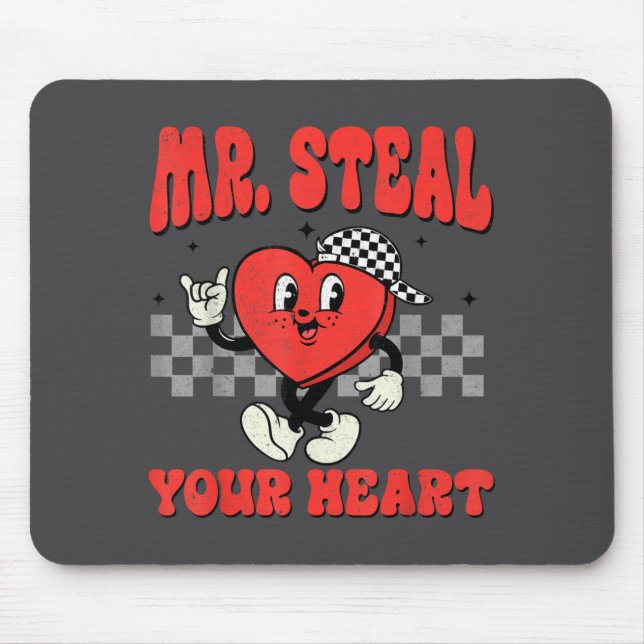 Mr Steal Your Heart For Boys Toddlers Valentine's  Musmatta (Framsidan)