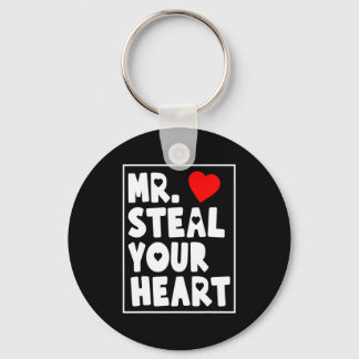 Mr Steal Your Heart For Boys Toddlers Valentines _ Nyckelring