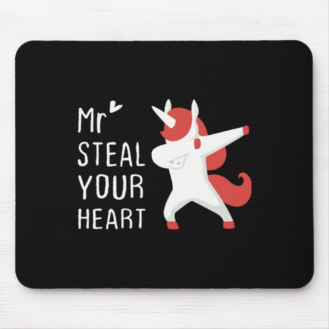 Mr Steal Your Heart Valentines Day V Day Boys Unic Musmatta (Framsidan)