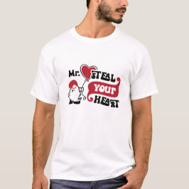Mr. Stjäl Ditt Hjärta - Alla hjärtans dags t-shirt