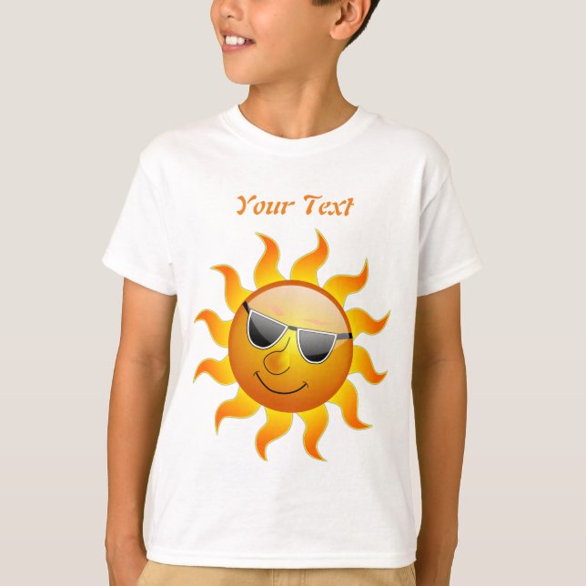 Mr. Sunshine Jungen T Shirt (Framsida)
