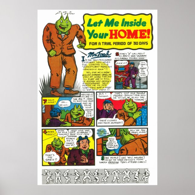 Mr Toad kommer att förändra ditt liv! Poster (Framsidan)