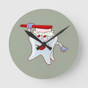 Mr Tooth Rund Klocka