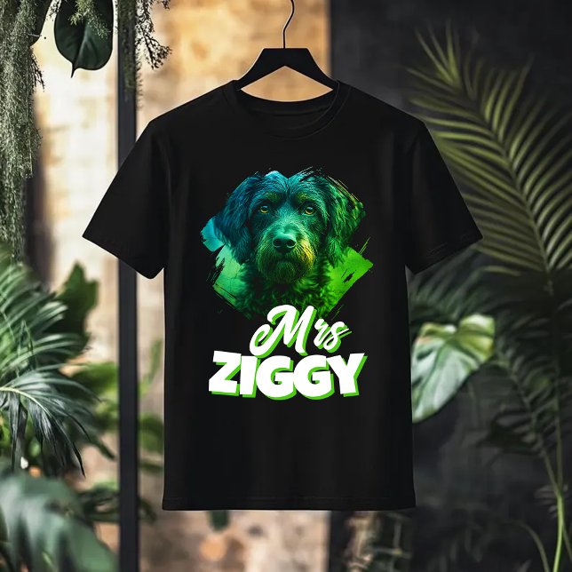 Mr. Ziggy Personlig Hund Foto,Anpassad Husdjursäls T Shirt (Skapare uppladdad)