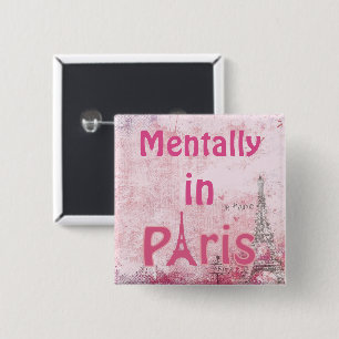 Mråkar i Paris-knapp Knapp