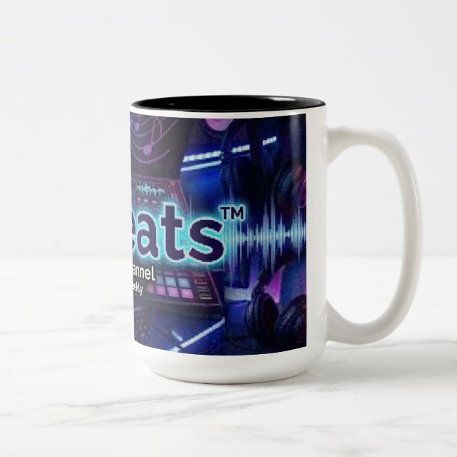 MrBeats GRATIS Original Musik Delnings Mugg! Två-Tonad Mugg (Höger)