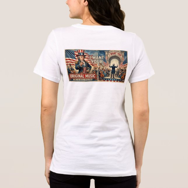 MrBeats som Farbror Sam T Shirt (Baksida)