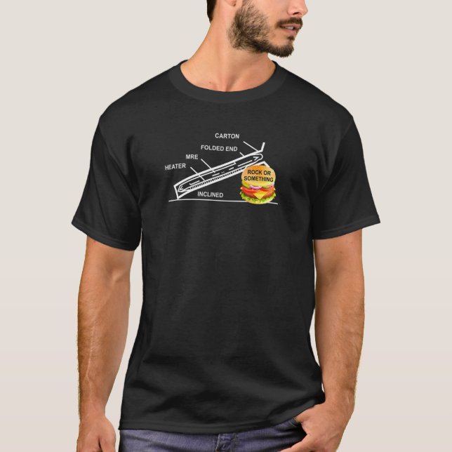 Mre Sten eller någon ostburgare T Shirt (Framsida)