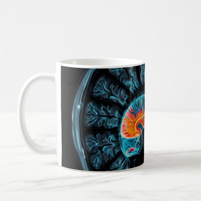 MRI hjärnskanning Kaffemugg (Vänster)