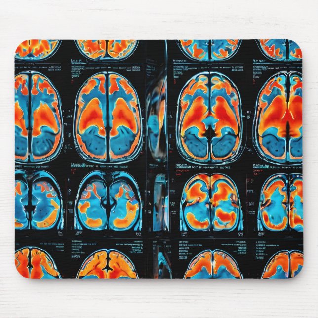 MRI hjärnskanning Musmatta (Framsidan)