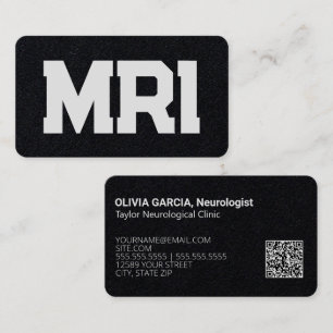 MRI Neurology Anpassningsbar QR Visitkort