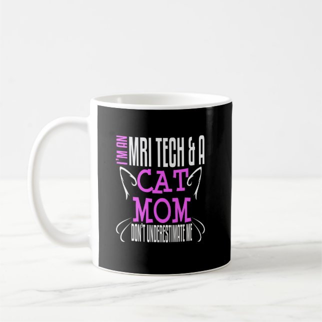 MRI Tech Cat Mamma Kaffemugg (Vänster)