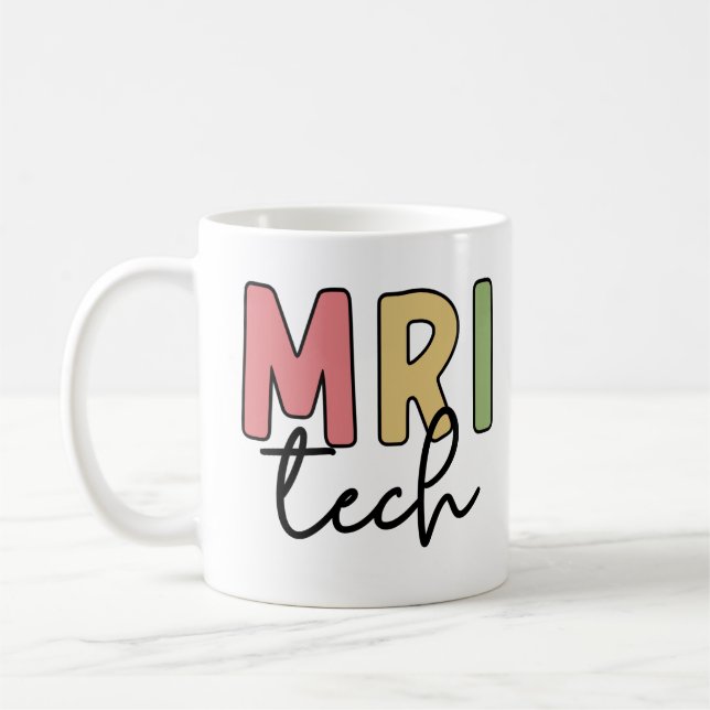 MRI Tech | Tekniker för radiologi vid MRI Kaffemugg (Vänster)