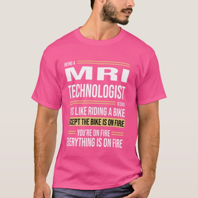 Mri Technolog Definition Funny Job T Shirt (Framsida)