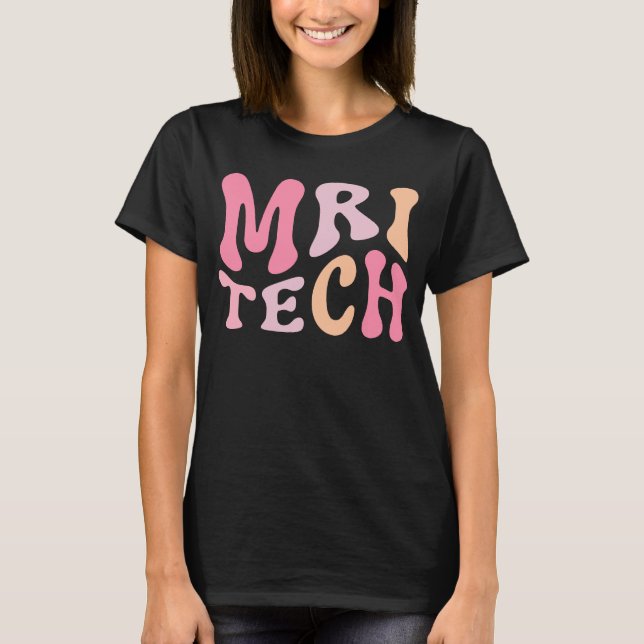 MRI Technolog Radiologic Technolog X Ray Tec T Shirt (Framsida)