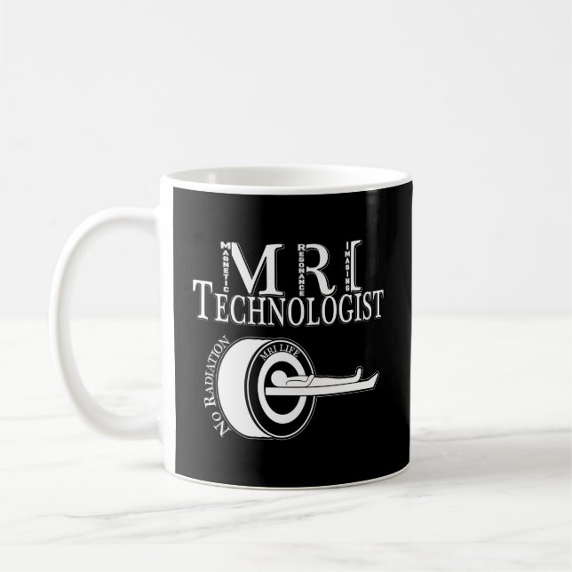 Mri Technolog Tech Ic Resonance Rad T Kaffemugg (Vänster)